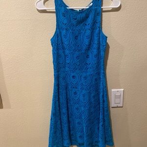 Blue formal short dress